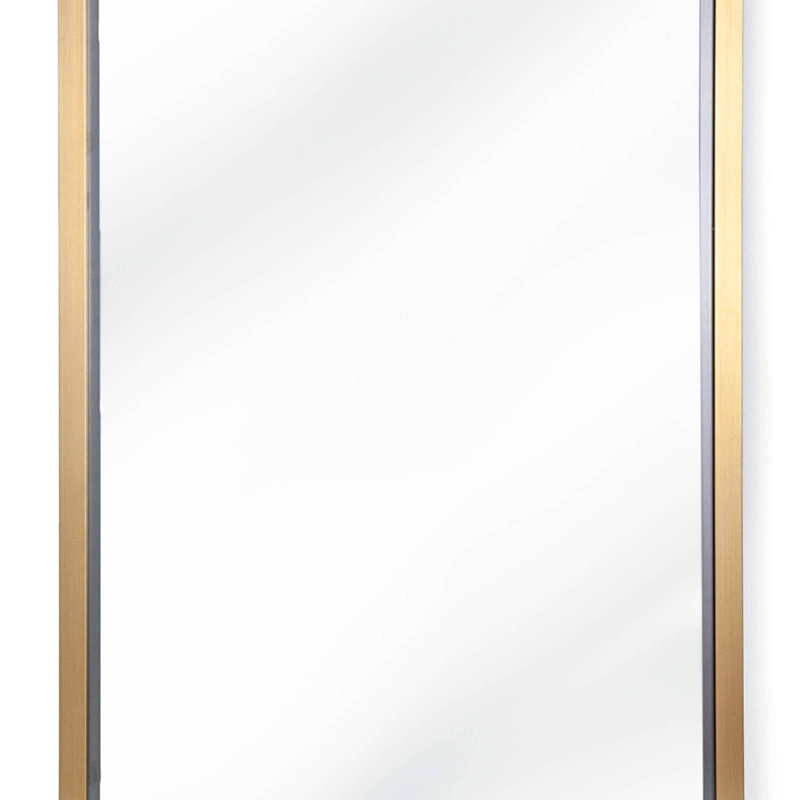 Miroir rectangulaire, Laiton