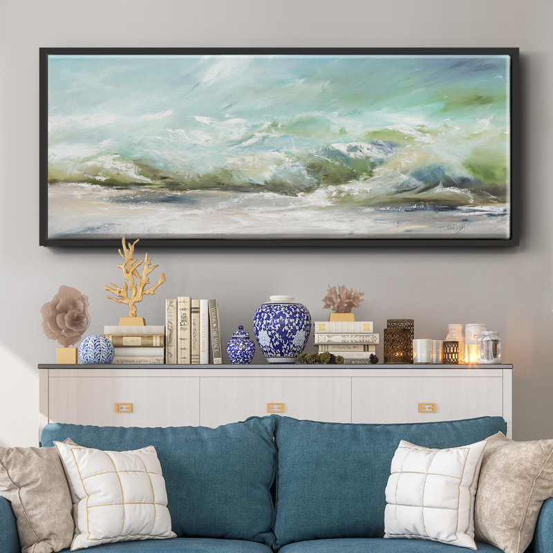 Dancing on the Waves II- Framed Canvas