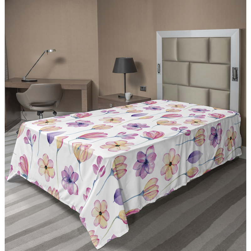 Drap plat Ambesonne, Drap plat pour lit simple