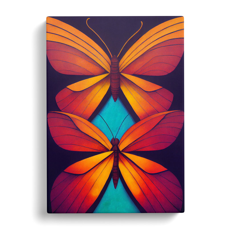 Miraculous Butterflies - Wrapped Canvas, 60cm H x 40cm W x 3cm D