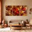 Plantes et fleurs, ensemble de 3 reproductions d'art sur toile-481066397