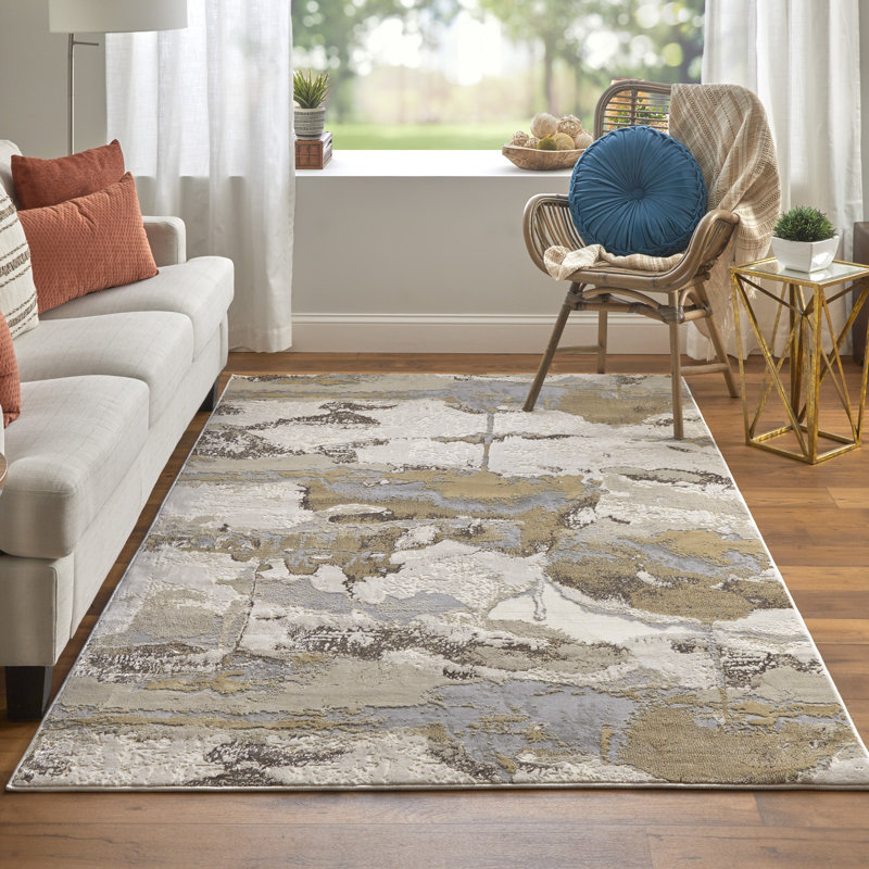 Shabari Abstract Indoor Rug, Rectangle 8' x 10'