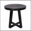 Table basse D23.5X24.5 ", noir