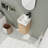 Breece 12.47 " W Free Standing Wall Mounted 1 Single Vanity Bathroom Vanity With Ceramic Top