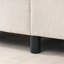 Canapé modulaire 107,87 pi avec 1 repose-pieds, coussin de siège et dossier amovible-429840072