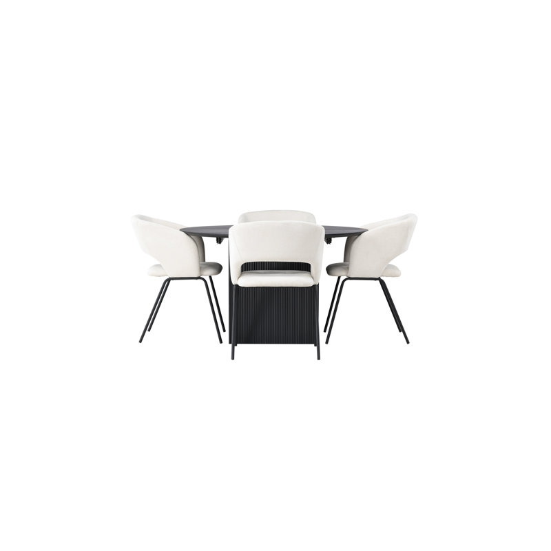 Karah 4 - Person Dining Set