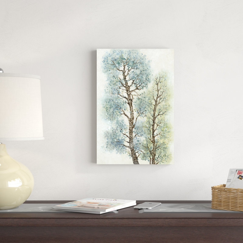 Cimes d'arbres tranquilles I, H 18 po x l 12 po x P 1,25 po