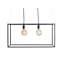 Alvaro 2 - Light White Square/Rectangle Pendant-40239217