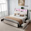 Upholstered Velvet Drawers Bed-180307106