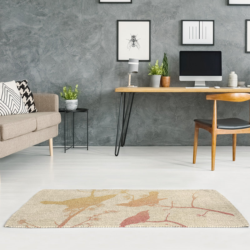Chenille Animal Print Indoor Rug, Rectangle 2' x 3'