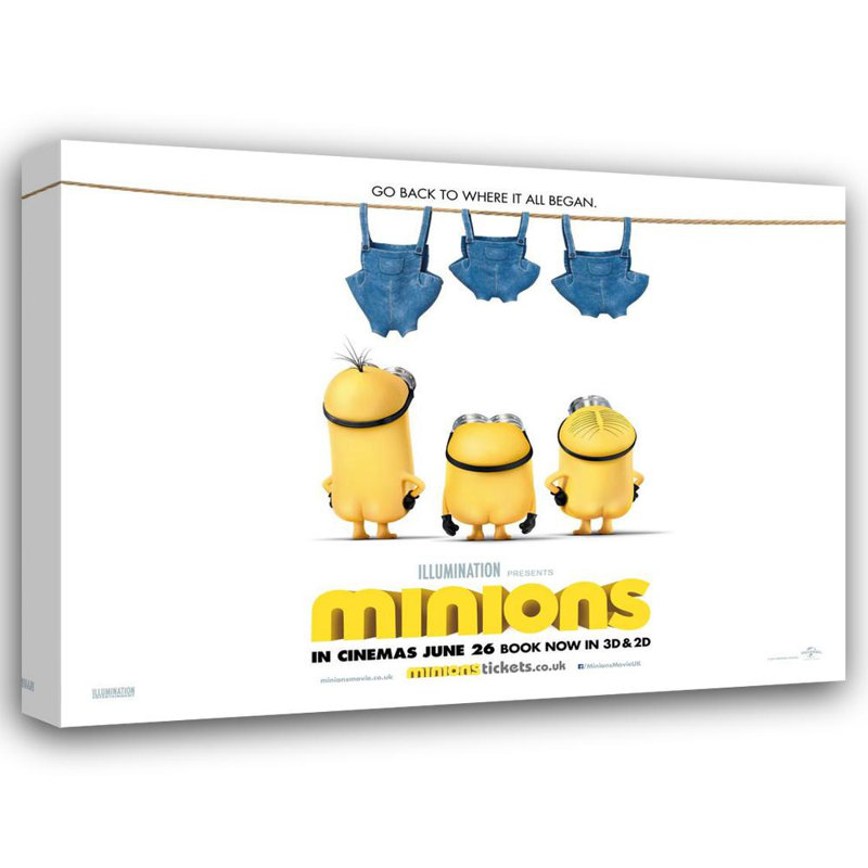 Minions, 18" H x 24" W