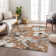 Machine Washable Indoor/Outdoor London ACN2260 Floral Rug