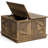 31.5" Farmhouse Square Coffee Table With Hinged Lift Top And Hidden Storage For Living Room-1463687860-1463687863
