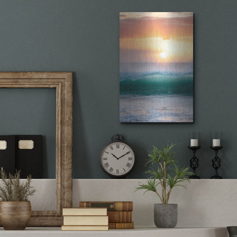 «Peachy Green» par Dennis Frates, H 16 po x l 12 po