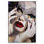 «Fashion and Glam Katy Hirschfeld Masquerade Lips», impression sur toile-54938670-54938678