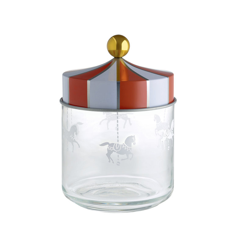 Circus Kitchen Box, 6.3" H x 4.13" W x 4.13" D