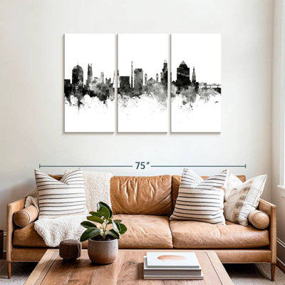 Durham North Carolina Skyline V
