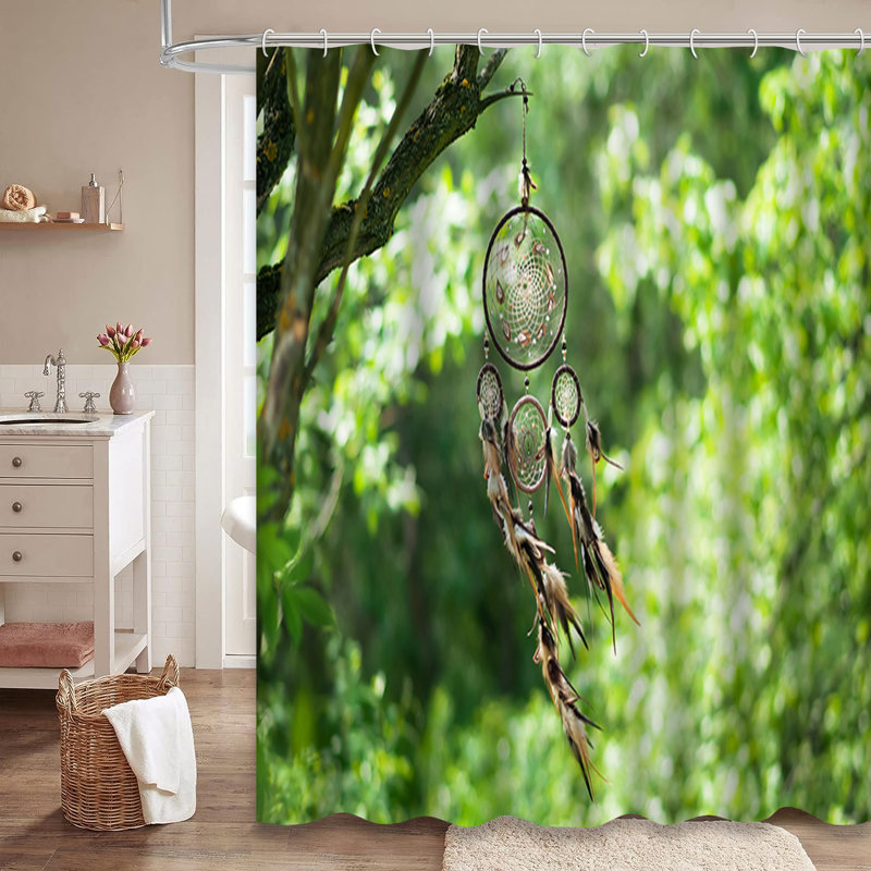 Rideau de douche Dreamcatcher, L 72 po x l 78 po