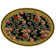 Tapis noir Baytown Garden