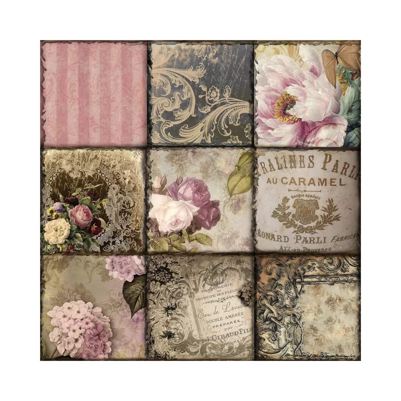 Viva La Paris I by Color Bakery - Wrapped Canvas Print, 30.48 cm H x 30.48 cm W