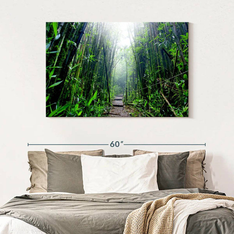 Alvord Ascension Island Bamboo Forest, 32" H x 48" W