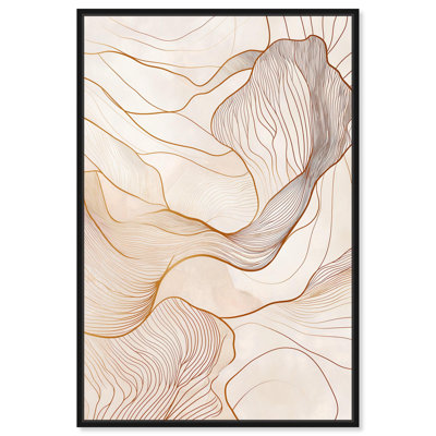 «Contoured Reverie II», art abstrait élégant par Art Remedy