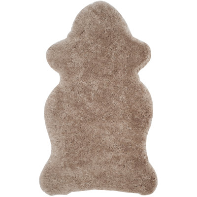 Tapis taupe touffeté à la main Gentas