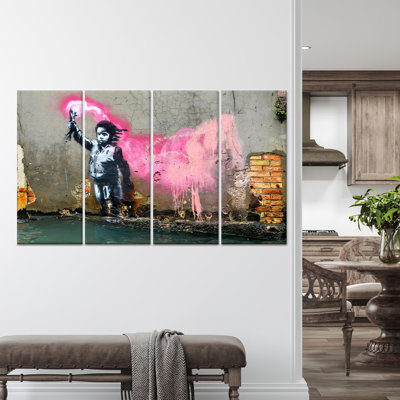 Impression sur toile Banksy