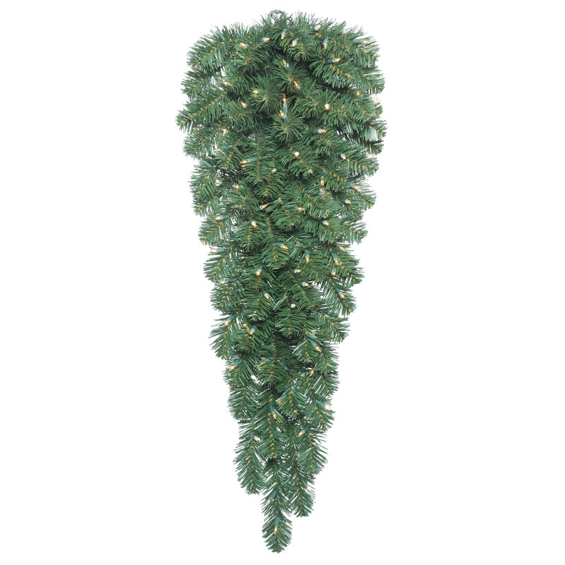 Goutte artificielle de sapin de l'Oregon, L 4", Non éclairé