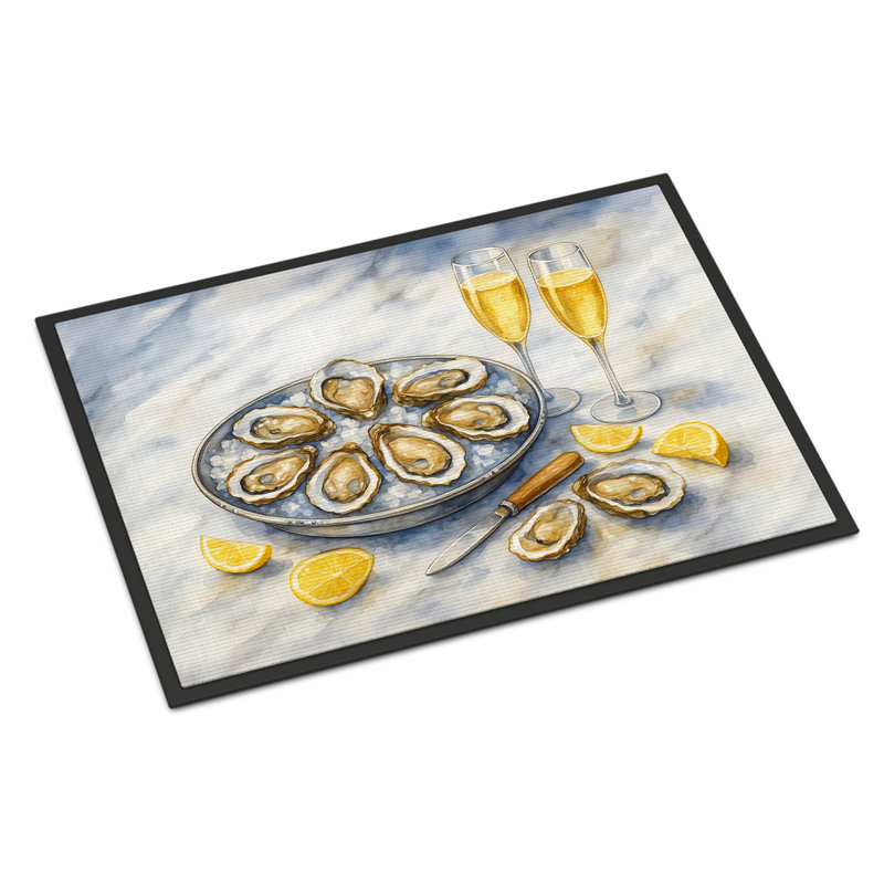 Oyster Elegance Doormat, 24" W x 36" L