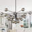 Kyiesha 21 - Light Dimmable Modern Linear Chandelier Sputnik Chandeliers Dining Room Chandelier