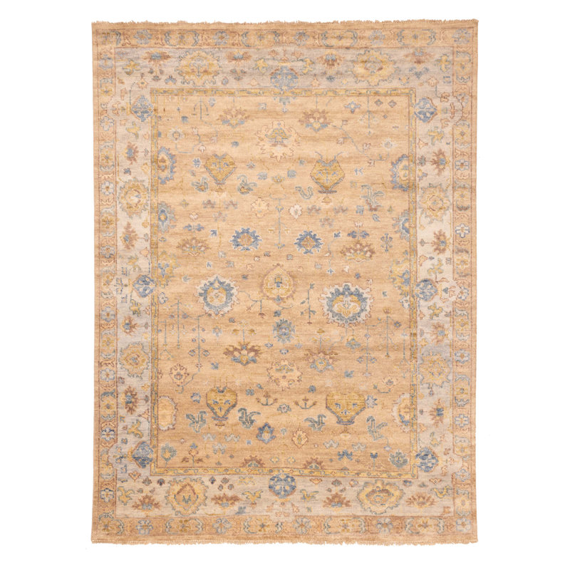 Tapis brun clair Jules 9 pi 1 po x 12 pi 0 po Jules Serapi