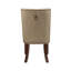 Chaise d'appoint en similicuir 19,5H Astrid