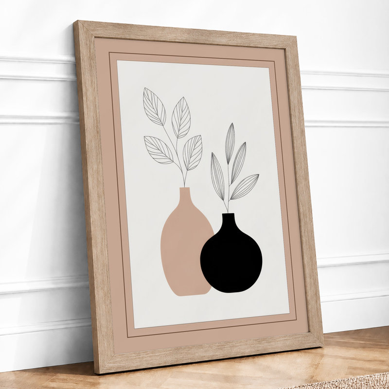 Botanical Vessels Minimalist - Print, Oak, A4 - 29.7 x 21.0 cm