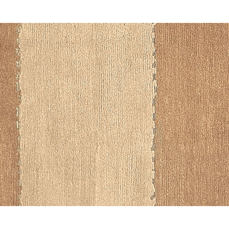 Tapeats Wool Striped Area Rug in Beige/Neutral, Rectangle 6' x 9'