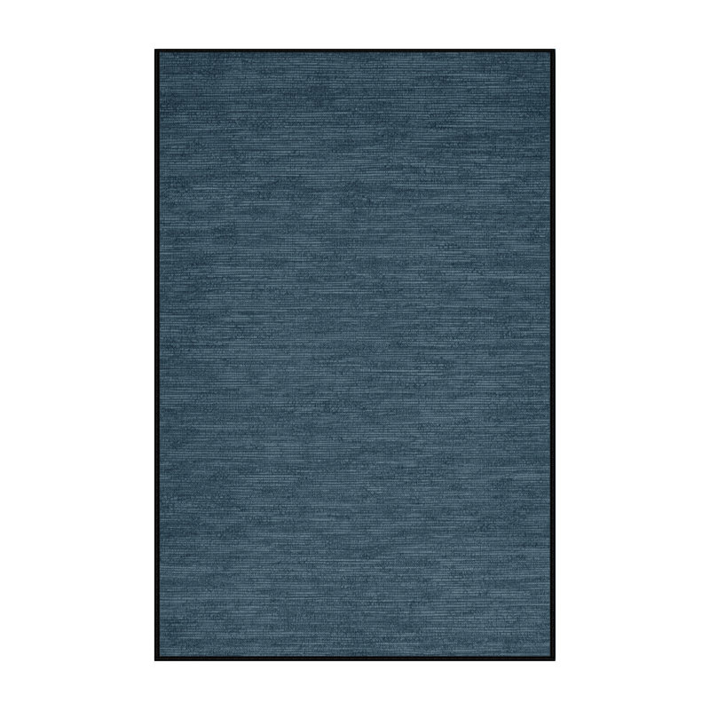 Machine Washable Solid Gray Area Rug, Rectangle 2' x 3'