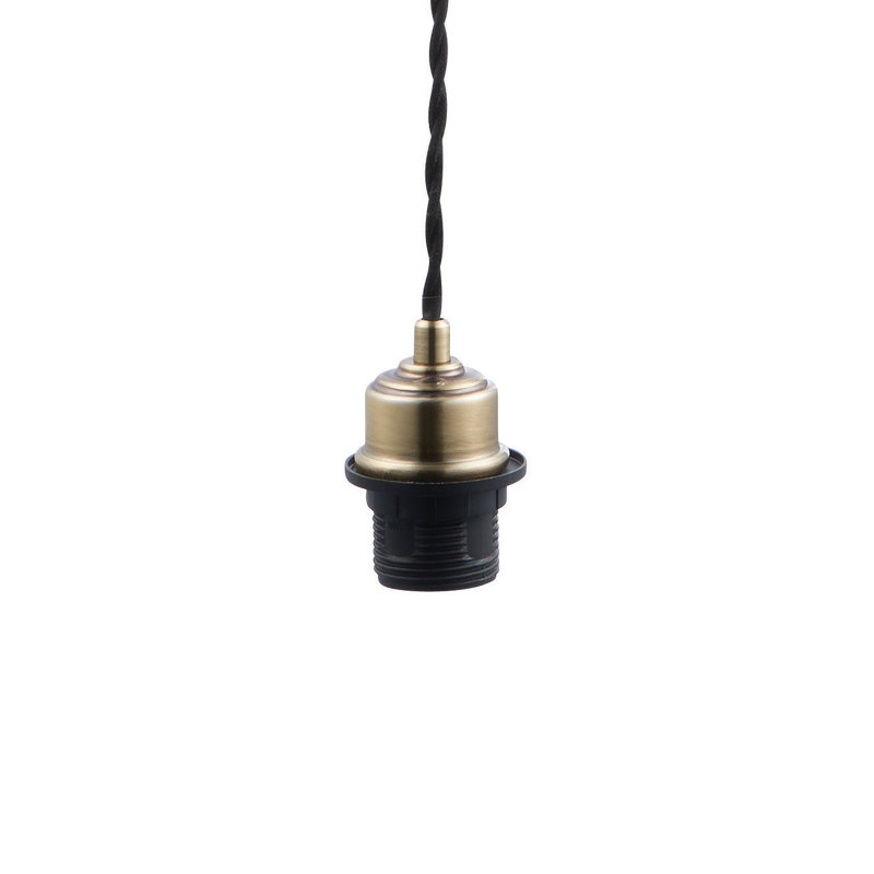 1 Light Mini Lighting Component, Antique Brass Effect Plated