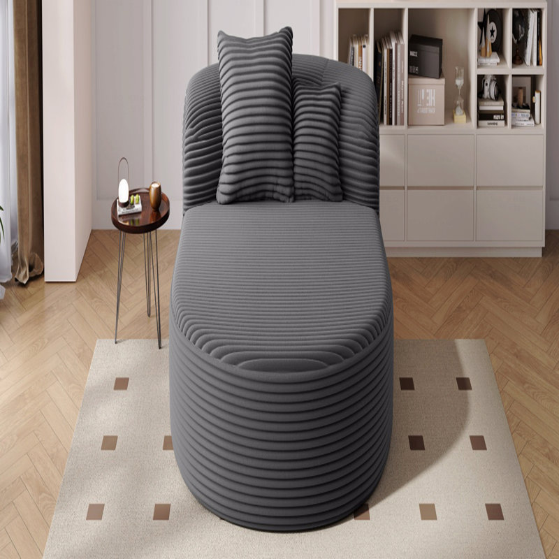 Canapé Boneless Couch, méridienne moderne Canapé Boneless Couch, Gris