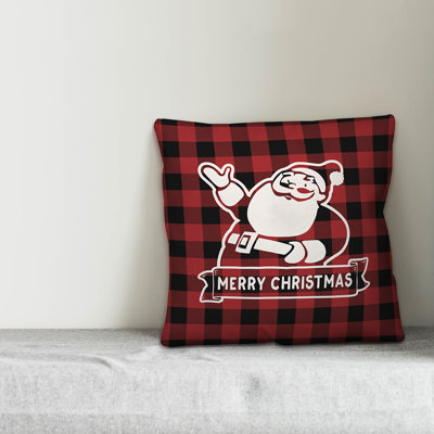  Santa Throw Pillow