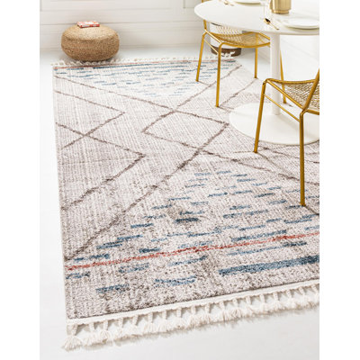 Tapis ivoire Rudy