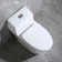 Toilette allongée une pièce 1,28 gpf (siège inclus)