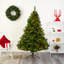 Lighted Artificial Pine Christmas Tree-1548708523