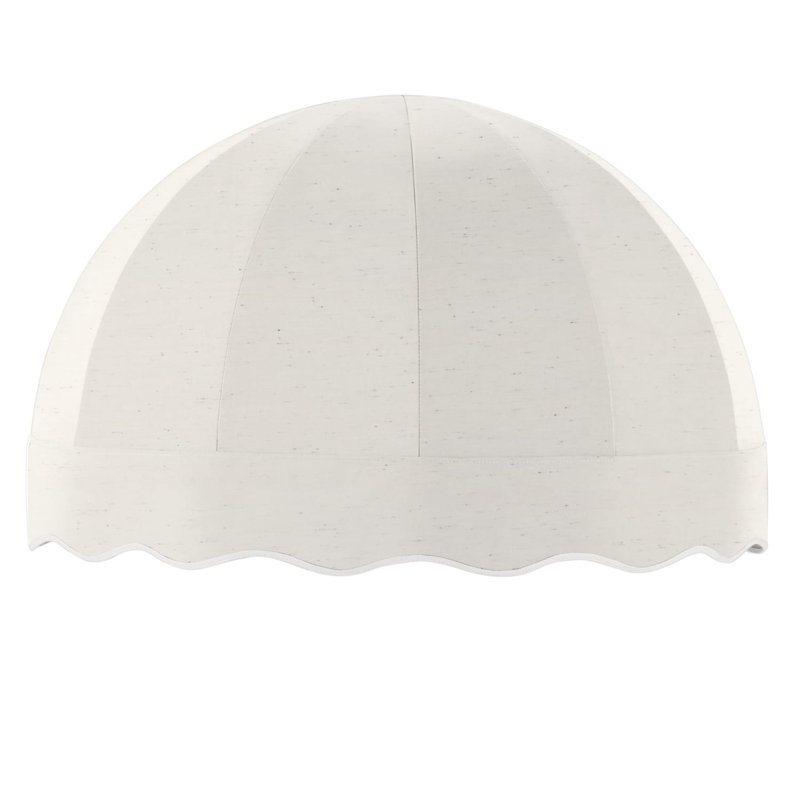 Auvent fixe en tissu acrylique Bostonian Awntech, H 26,25 po x l 40,5 po x P 20,25 po, Tweed avoine