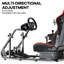 Fauteuil de jeu et de course ergonomique avec haut-parleurs intégrés Inbox Zero