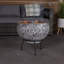 Round Clay Wood Burning Smokeless Fire Pit