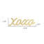 Bloc de lettre xoxo table Moneta-25170984