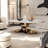 Modern simple oval rock plate coffee table-104977482-104977484