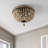 Solid Wood Semi Flush Mount