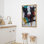 «Neutral Abstract Wall Art», reproduction d'art sur toile encadrée