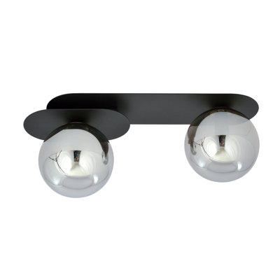Menyauthe Glass Flush Mount